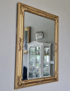 Lustro pałacowe glamour, ludwik, barok 50x40