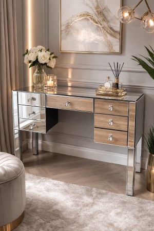 toaletka lustrzana glamour z lustrem