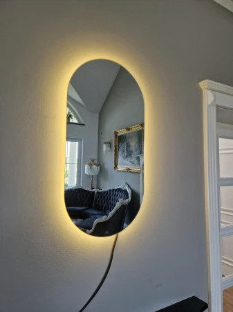 Lustro owalne led