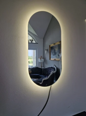 lustro owalne led