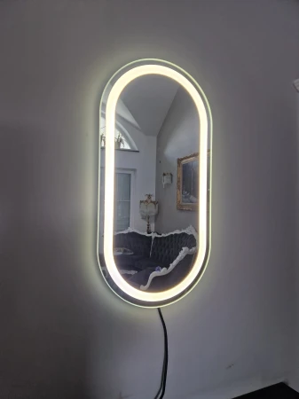Lustro owalne led 100x50 cm