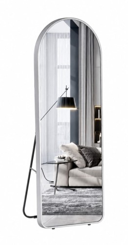 Przejdź do produktu Lustro stojące lub wiszące owalne 165x50 srebrne